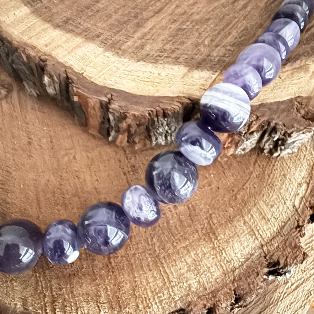 Jay King Graduated Amethyst Bead and Sterling Silver Necklace - Picture 6 of 13